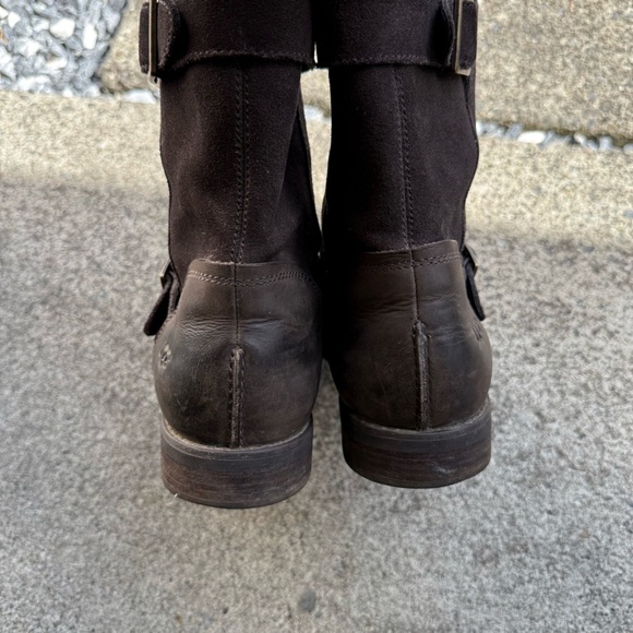 UGG Boots Lancing Dune Brown Leather Cap Toe zippers Ankle 10057614 Mens Sz 11.5 - Picture 4 of 9